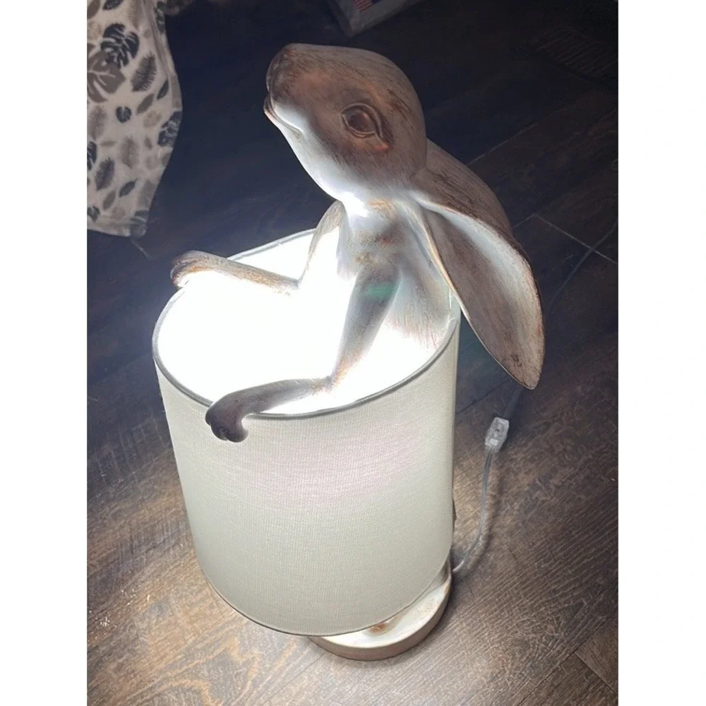 Whimsical Beatrix Bunny Rabbit Accent Table Lamp‎